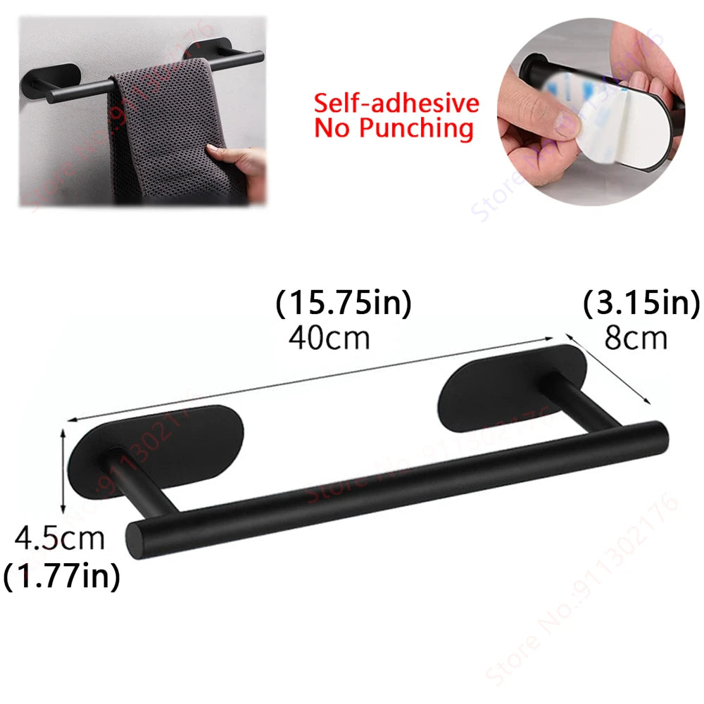 Suportes Autoadesivos para Toalhas de Papel e Utensílios I Porta-Guardanapos de Cozinha I Suporte para Papel Higiênico I Dispensador de Lenços de Papel I Acessórios para Banheiro e Armário de Armazenamento