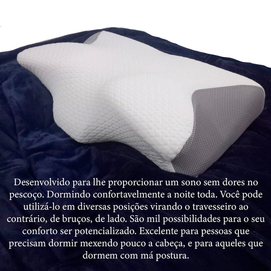 Travesseiro Cervical Ortopédico Postural
