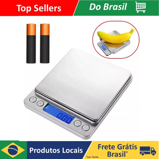 Balança Digital de Cozinha Mini - 2kg