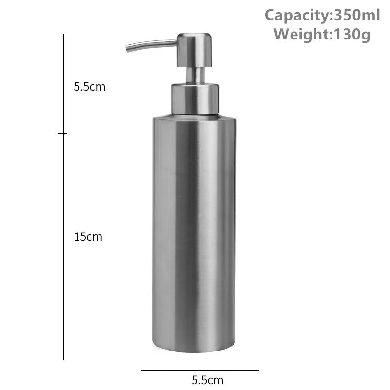 Dispenser de sabonete líquido em aço inox