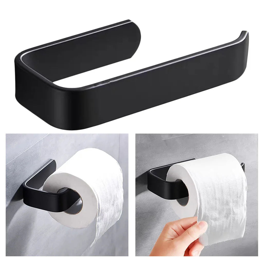 Suporte de papel higiênico de acrílico I suporte de papel higiênico I Suporte de parede para banheiro I Suporte para rolo de papel higiênico I Gancho moderno