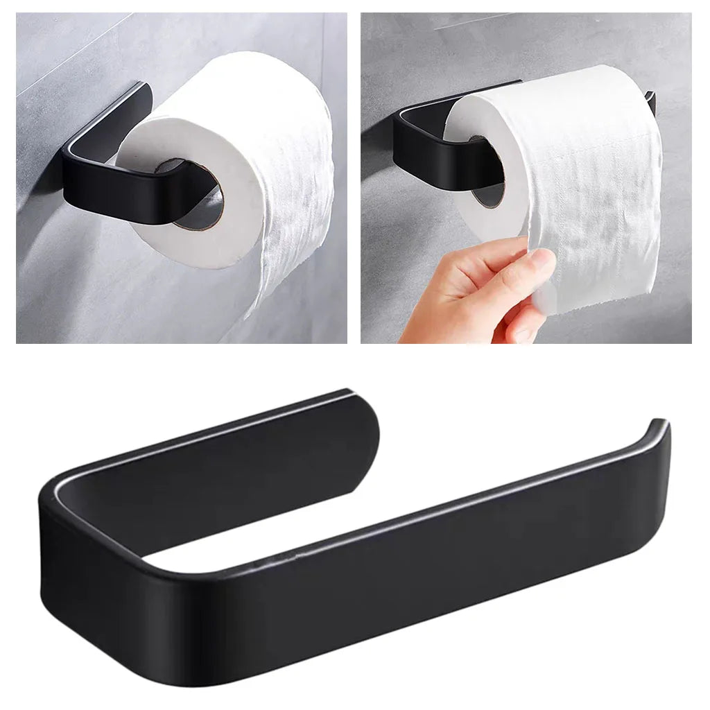 Suporte de papel higiênico de acrílico I suporte de papel higiênico I Suporte de parede para banheiro I Suporte para rolo de papel higiênico I Gancho moderno