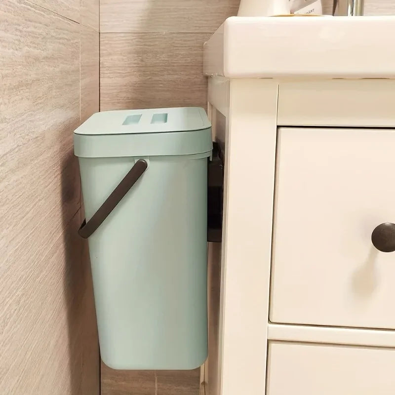 Lixeira com suporte para cozinha e banheiro