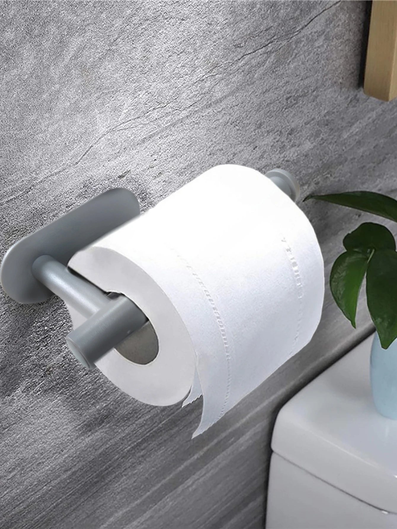 Suporte de papel higiênico de acrílico I suporte de papel higiênico I Suporte de parede para banheiro I Suporte para rolo de papel higiênico I Gancho moderno