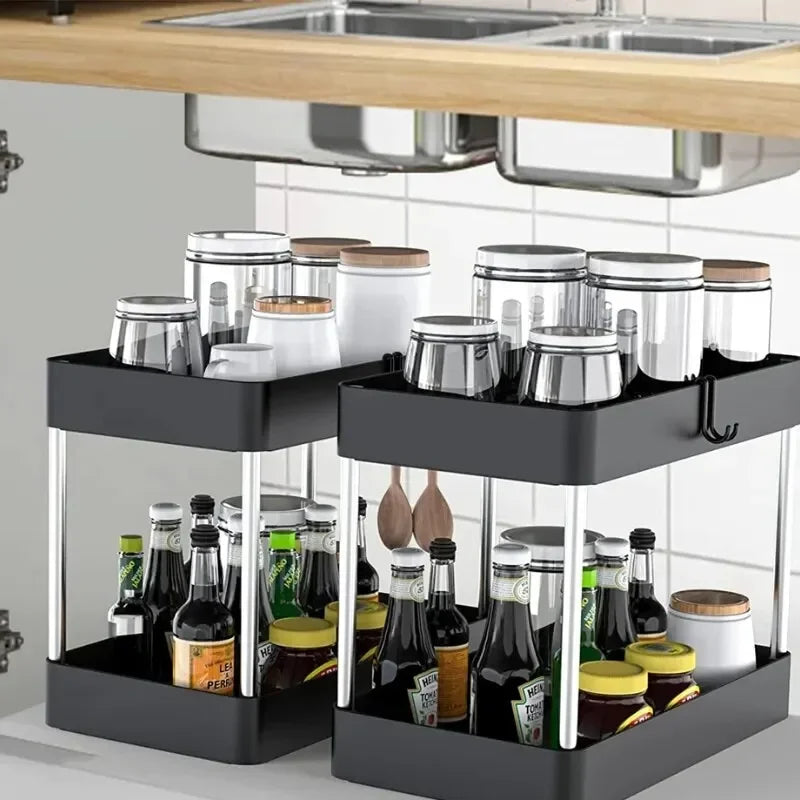 Mini-estante organizadora | Cozinha | Banheiro | Aço Inox