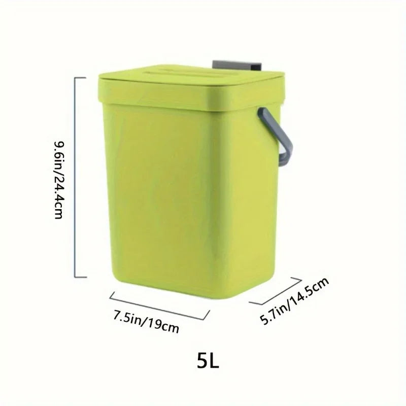 Lixeira com suporte para cozinha e banheiro