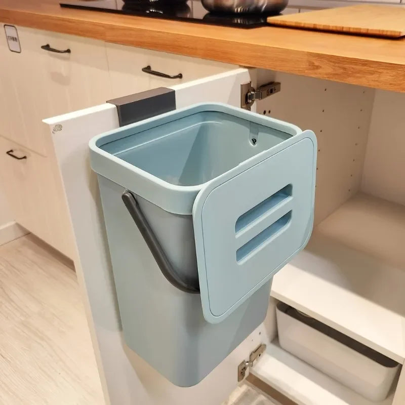 Lixeira com suporte para cozinha e banheiro
