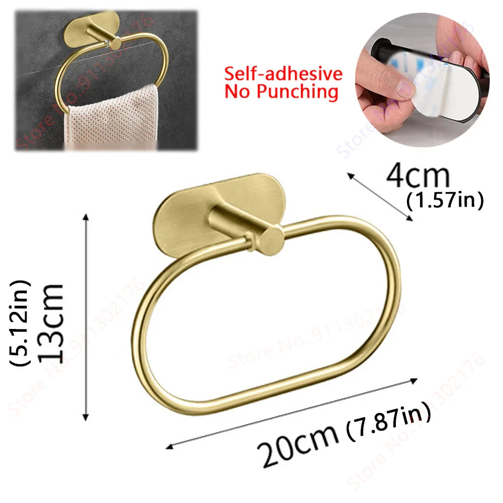 Suporte adesivo para toalhas de papel I Porta-guardanapos de cozinha I Suporte para papel higiênico I Dispensador de lenços de papel I Acessórios para banheiro e armário de armazenamento