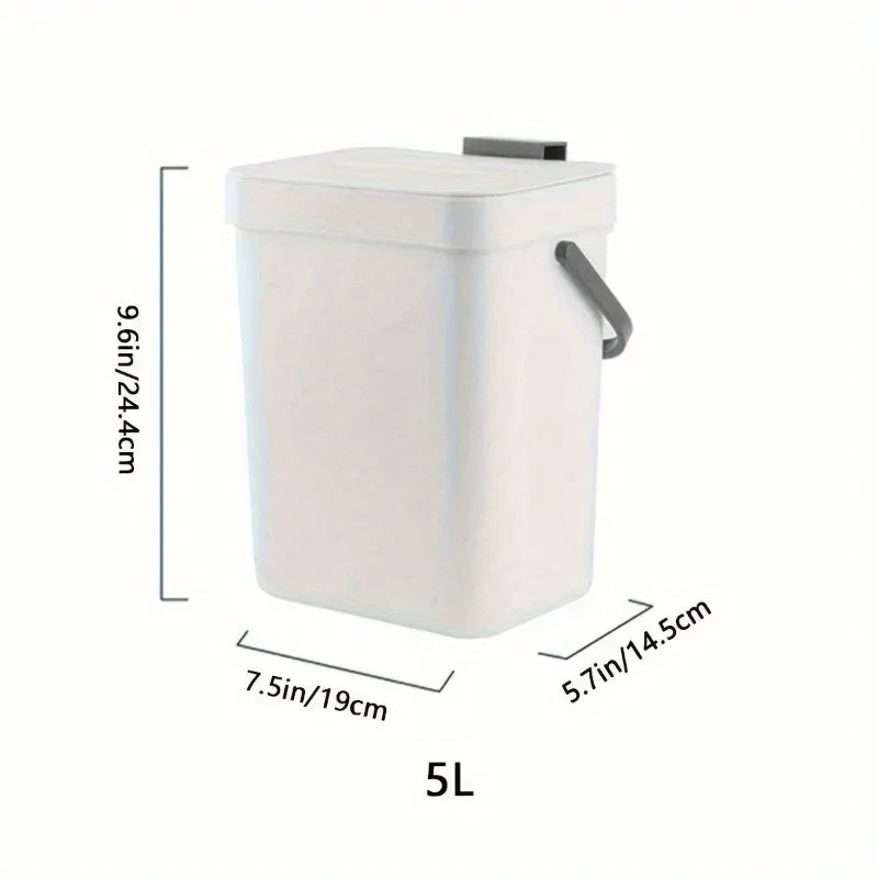 Lixeira com suporte para cozinha e banheiro