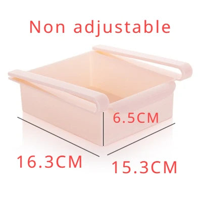 Cesto ajustável para geladeira | Frutas | Alimentos frescos | Suporte universal