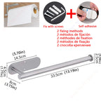 Suporte adesivo para toalhas de papel I Porta-guardanapos de cozinha I Suporte para papel higiênico I Dispensador de lenços de papel I Acessórios para banheiro e armário de armazenamento