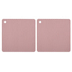 Descanso de silicone | Mesa e cozinha | Proteção Térmica | Estilo | Kit com 2 peças | Antiderrapante