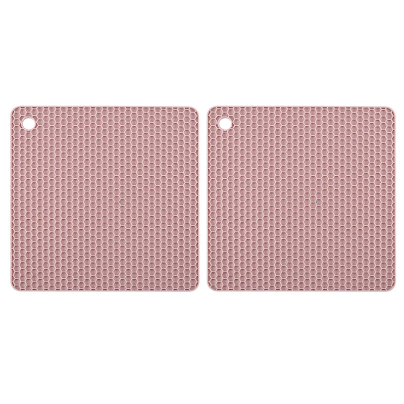 Descanso de silicone | Mesa e cozinha | Proteção Térmica | Estilo | Kit com 2 peças | Antiderrapante