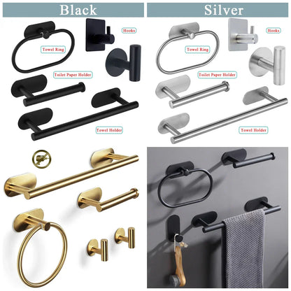 Suporte adesivo para toalhas de papel I Porta-guardanapos de cozinha I Suporte para papel higiênico I Dispensador de lenços de papel I Acessórios para banheiro e armário de armazenamento