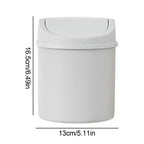 Mini Lixeira de Mesa com Tampa – Organizador para Mesa, Carro, Cozinha e Banheiro