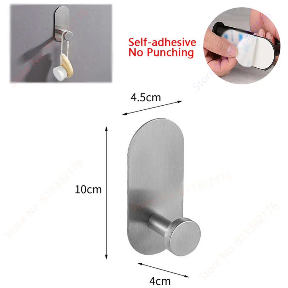 Suporte adesivo para toalhas de papel I Porta-guardanapos de cozinha I Suporte para papel higiênico I Dispensador de lenços de papel I Acessórios para banheiro e armário de armazenamento