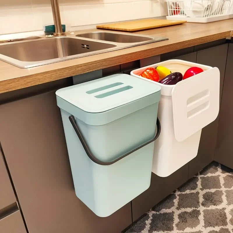 Lixeira com suporte para cozinha e banheiro