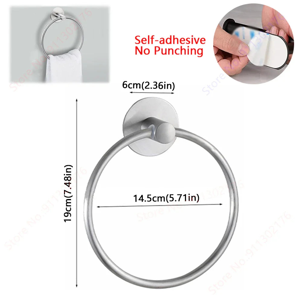 Suporte adesivo para toalhas de papel I Porta-guardanapos de cozinha I Suporte para papel higiênico I Dispensador de lenços de papel I Acessórios para banheiro e armário de armazenamento