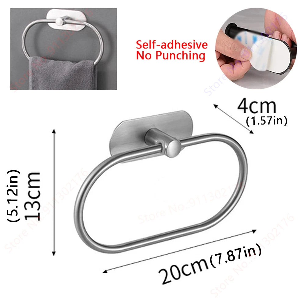 Suporte adesivo para toalhas de papel I Porta-guardanapos de cozinha I Suporte para papel higiênico I Dispensador de lenços de papel I Acessórios para banheiro e armário de armazenamento