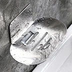 Porta-sabonete de aço inoxidável para chuveiro I Porta-sabonete de parede autocolante I Bandeja para sabonete I Suporte para sabonete