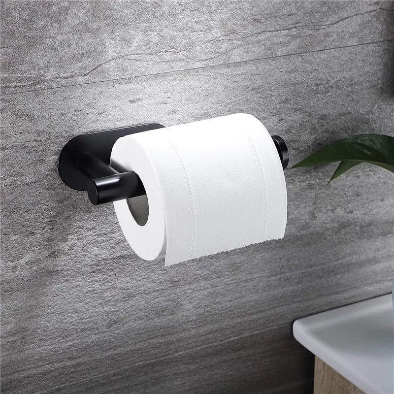 Suporte de papel higiênico de acrílico I suporte de papel higiênico I Suporte de parede para banheiro I Suporte para rolo de papel higiênico I Gancho moderno
