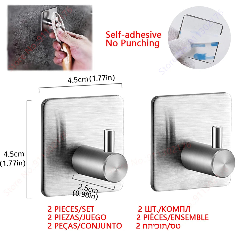 Suporte adesivo para toalhas de papel I Porta-guardanapos de cozinha I Suporte para papel higiênico I Dispensador de lenços de papel I Acessórios para banheiro e armário de armazenamento