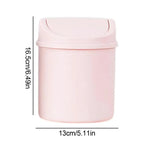 Mini Lixeira de Mesa com Tampa – Organizador para Mesa, Carro, Cozinha e Banheiro