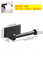Porta-toalhas para banheiro I Suporte para papel higiênico I Ganchos de parede I Ganchos para roupão de banheiro