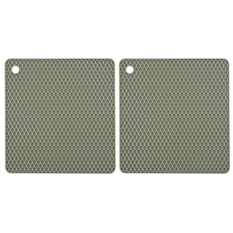 Descanso de silicone | Mesa e cozinha | Proteção Térmica | Estilo | Kit com 2 peças | Antiderrapante