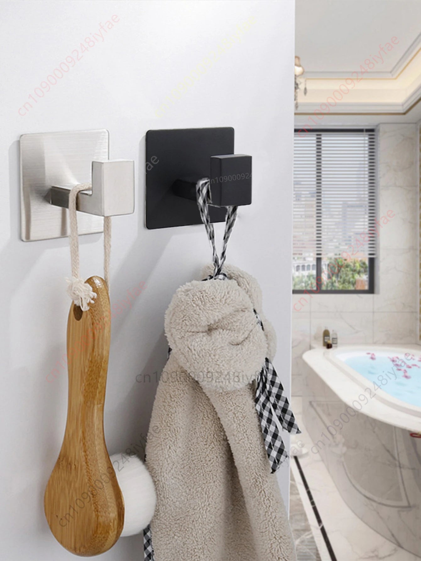 Porta-toalhas para banheiro I Suporte para papel higiênico I Ganchos de parede I Ganchos para roupão de banheiro