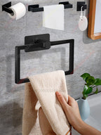 Porta-toalhas para banheiro I Suporte para papel higiênico I Ganchos de parede I Ganchos para roupão de banheiro