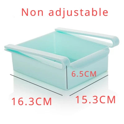 Cesto ajustável para geladeira | Frutas | Alimentos frescos | Suporte universal