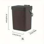 Lixeira com suporte para cozinha e banheiro