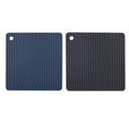 Descanso de silicone | Mesa e cozinha | Proteção Térmica | Estilo | Kit com 2 peças | Antiderrapante