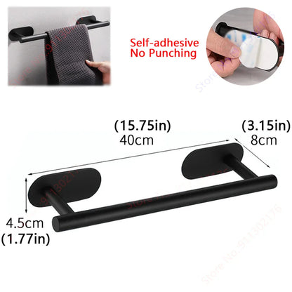 Suporte adesivo para toalhas de papel I Porta-guardanapos de cozinha I Suporte para papel higiênico I Dispensador de lenços de papel I Acessórios para banheiro e armário de armazenamento