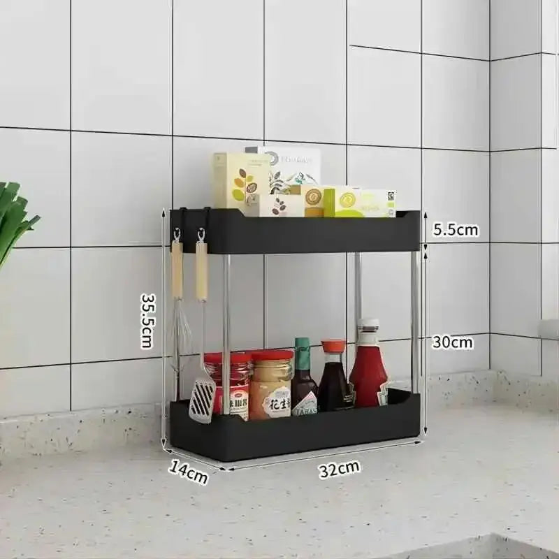 Mini-estante organizadora | Cozinha | Banheiro | Aço Inox
