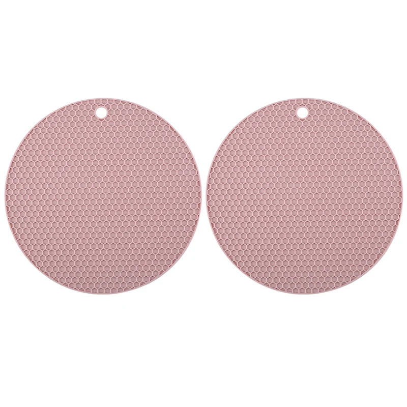 Descanso de silicone | Mesa e cozinha | Proteção Térmica | Estilo | Kit com 2 peças | Antiderrapante